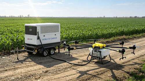 Son şirket blogları hakkında Powering Industrial Drones at Construction Sites, Mines and Remote Work Zones