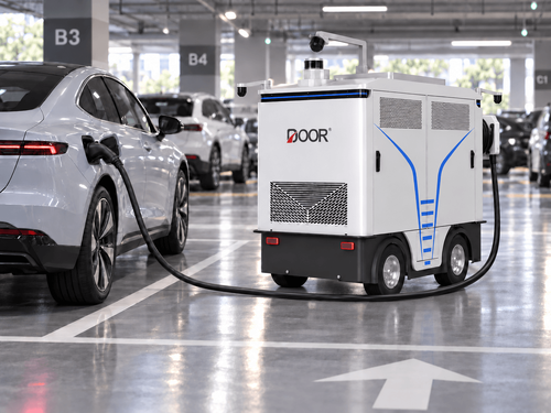 Son şirket blogları hakkında Office Parking for 8 Hours: How a Mobile EV Charger Can Bring Power to Parked Cars
