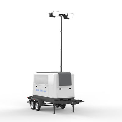 İyi bir fiyat. 4000W 150000LM Mobil LED Işık Kulesi AC Giriş 135Kw Taşınabilir Jeneratör Işıkları çevrimiçi