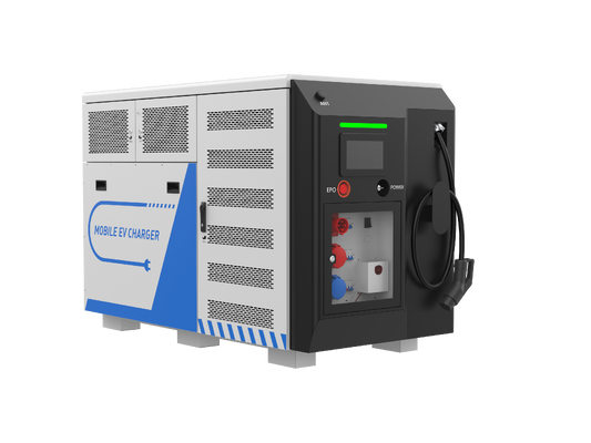 100KW Mobil EV Şarj İstasyonu 170A Kamyonlar Vans için Taşınabilir Acil EV Şarj Aygıtı